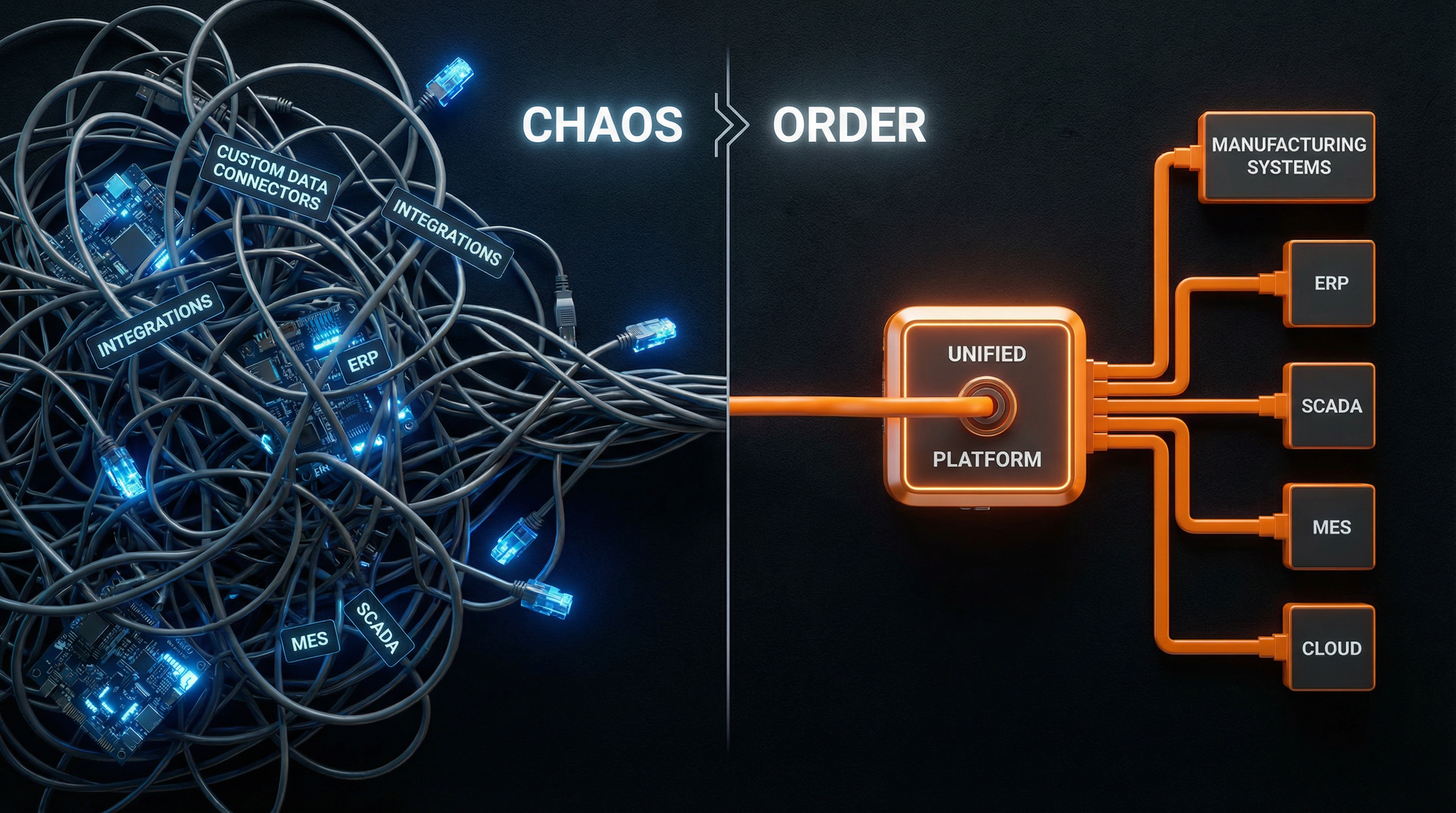 Diagram showing repeated integration work across multiple AI use cases