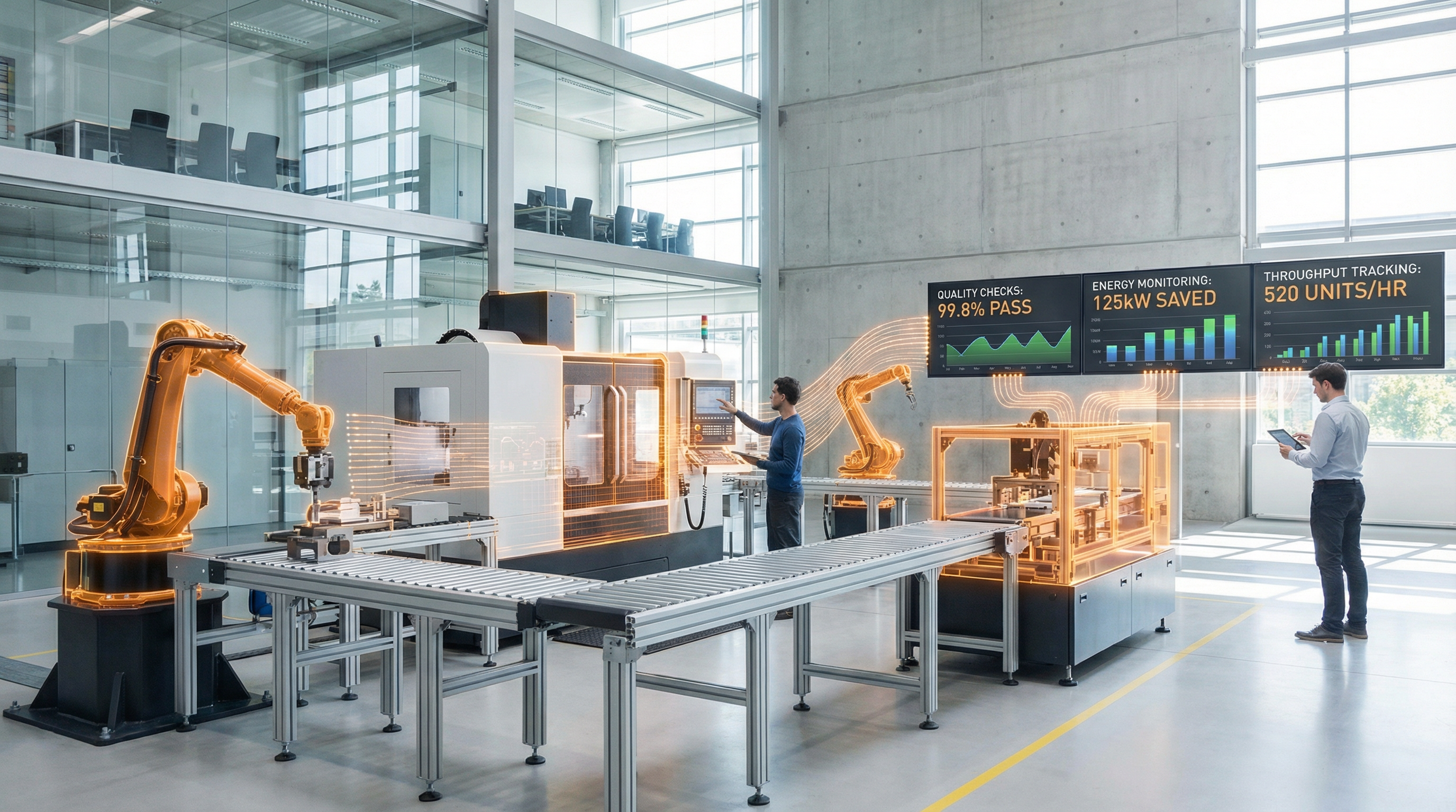 Shared platform architecture enabling multiple manufacturing AI use cases